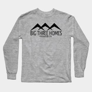 Big Three Homes (Black) Long Sleeve T-Shirt